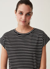 Ovs T-Shirt With Kimono Sleeves And All-Over Print